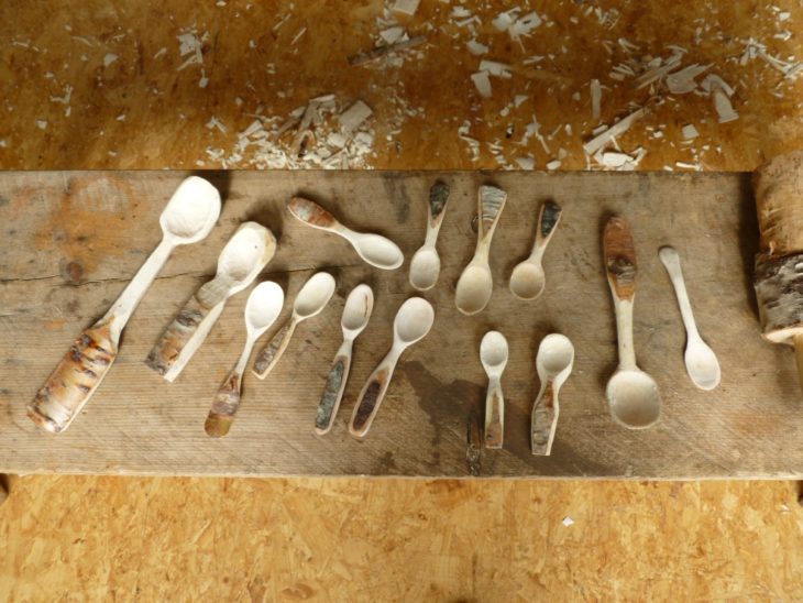 Carved wooden spoons © Chris Goodman