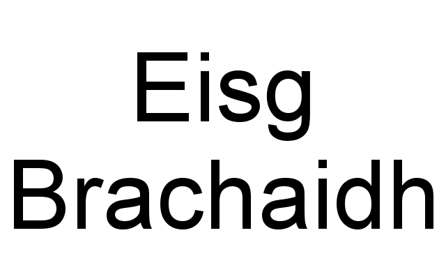 Eisg Brachaidh placeholder logo