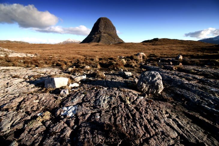 Suilven – inspiring poets, painters, photographers and more. Photo © Chris Goodman