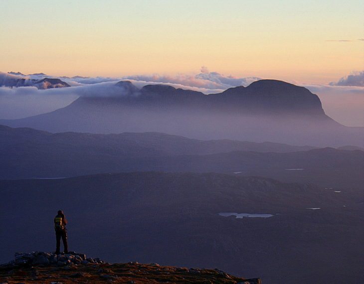 Looking across the Assynt landscape and feeling closer to the earth. Photo © Chris Goodman