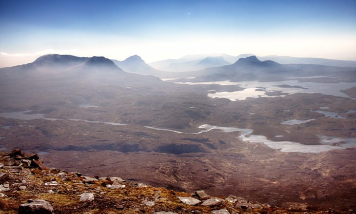 The view from Suilven. Photo © Chris Puddephatt