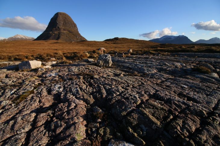 What’s left of Suilven after a billion years. Photo © Chris Goodman