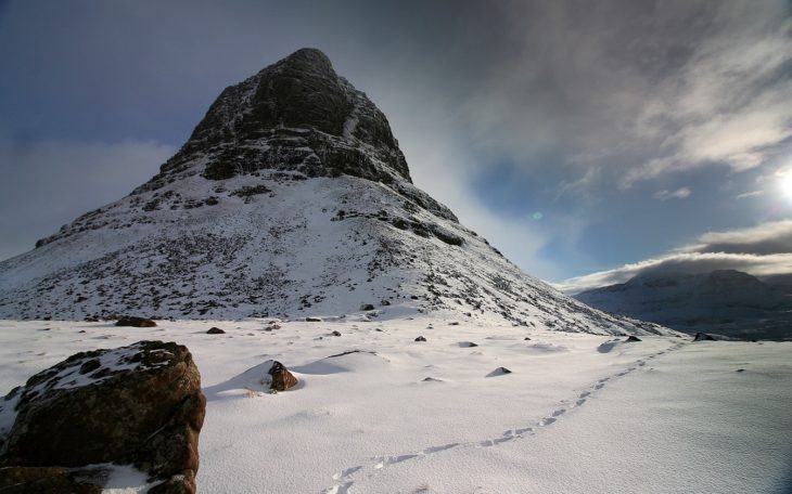 Suilven on a fine Winter’s day. Photo © Chris Goodman.