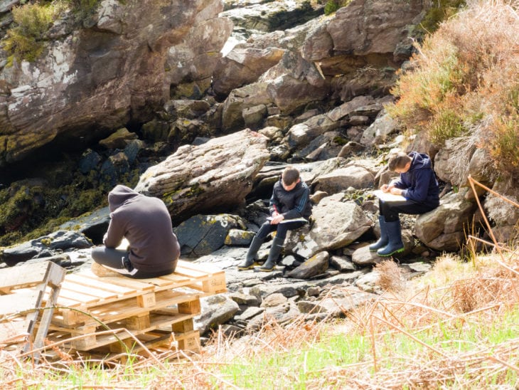 Mission: Explore like a Victorian. Naming nature discoveries based on their characteristics © Katrina Martin/Scottish Wildlife Trust