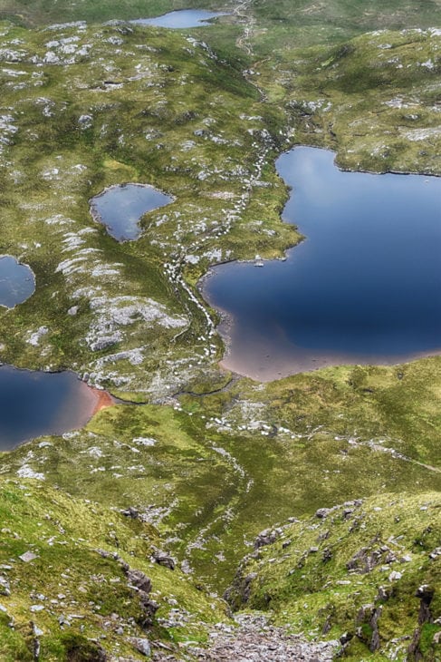 The path to Suilven during construction. Photo © Chris Puddephatt