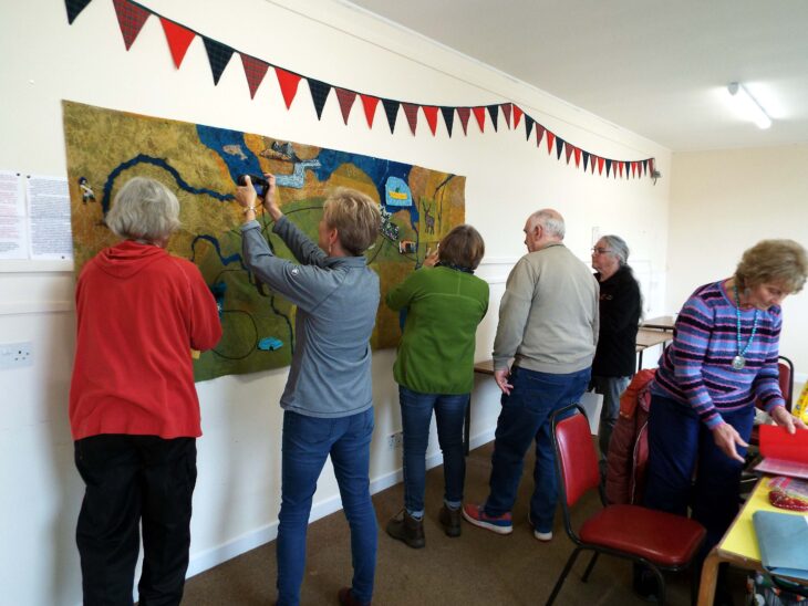 The Craft Circle assemble "A Journey Through Elphin" © Jan Kilpatrick