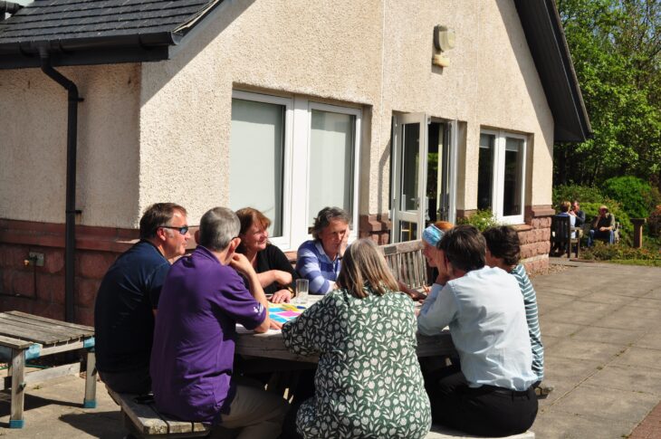 Group 1 in discussion © Simon Lees