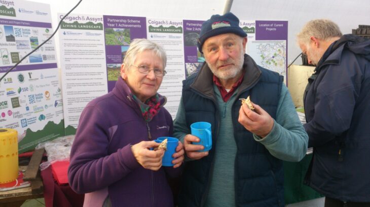 Got to keep those volunteers fuelled up! © Laura Traynor/Scottish Wildlife Trust